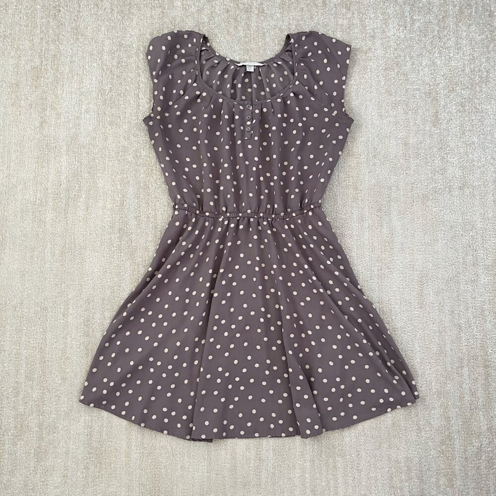 LC Lauren Conrad Summer Polka Dot Dress With Pockets M